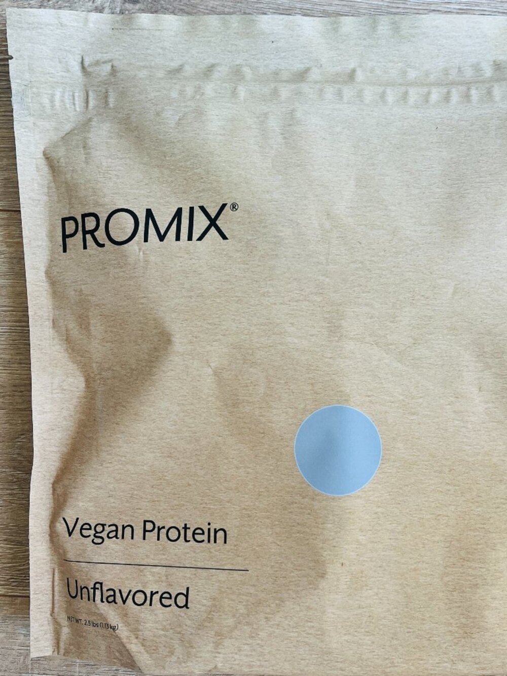 PROMIX Vegan Protein Unflavored 2.5lbs bag - new & unopened
